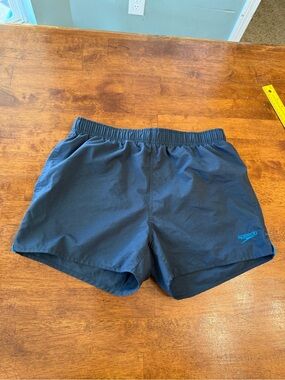 Speedo Men's Surf Runner Volley Swim Shorts Navy Blue Size small